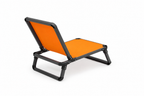 ChillGo Folding Lounge Chair, Anthracite frame, Carrot sling [Anthracite / Carrot]