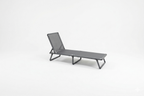 Bosphorus Folding Sun Lounger, Anthracite frame, Anthracite sling [Anthracite / Anthracite]