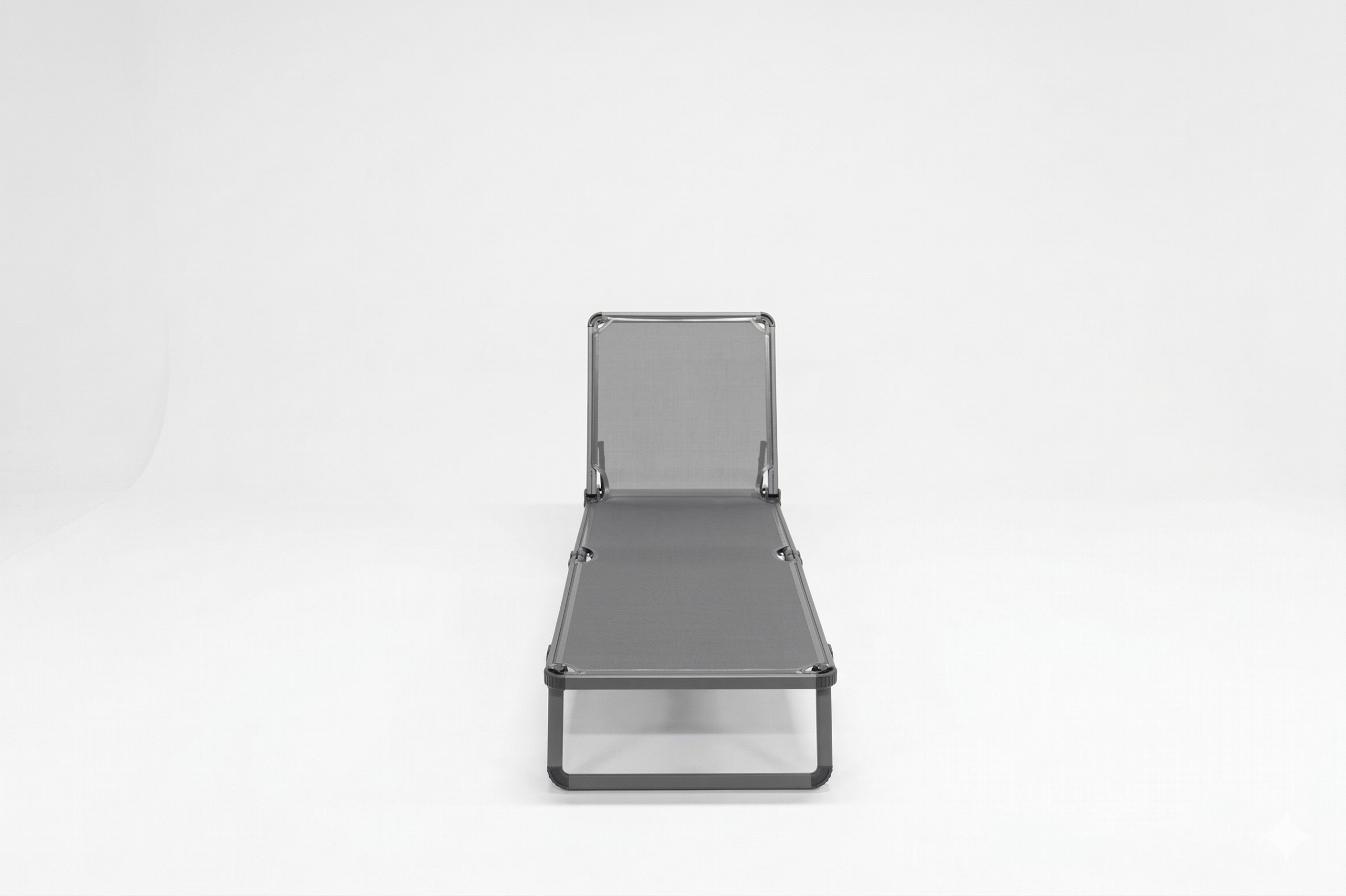 Bosphorus Folding Sun Lounger, Anthracite frame, Anthracite sling [Anthracite / Anthracite]