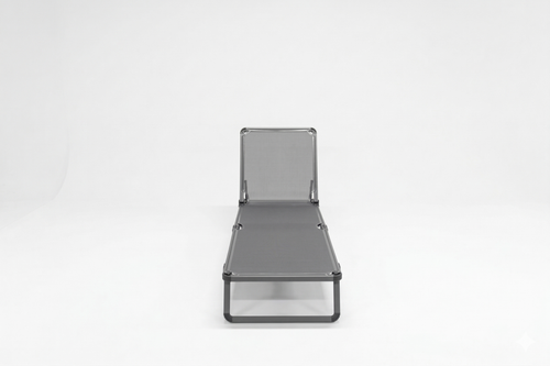 Bosphorus Folding Sun Lounger, Anthracite frame, Anthracite sling [Anthracite / Anthracite]
