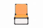 ChillGo Folding Lounge Chair, Anthracite frame, Carrot sling [Anthracite / Carrot]