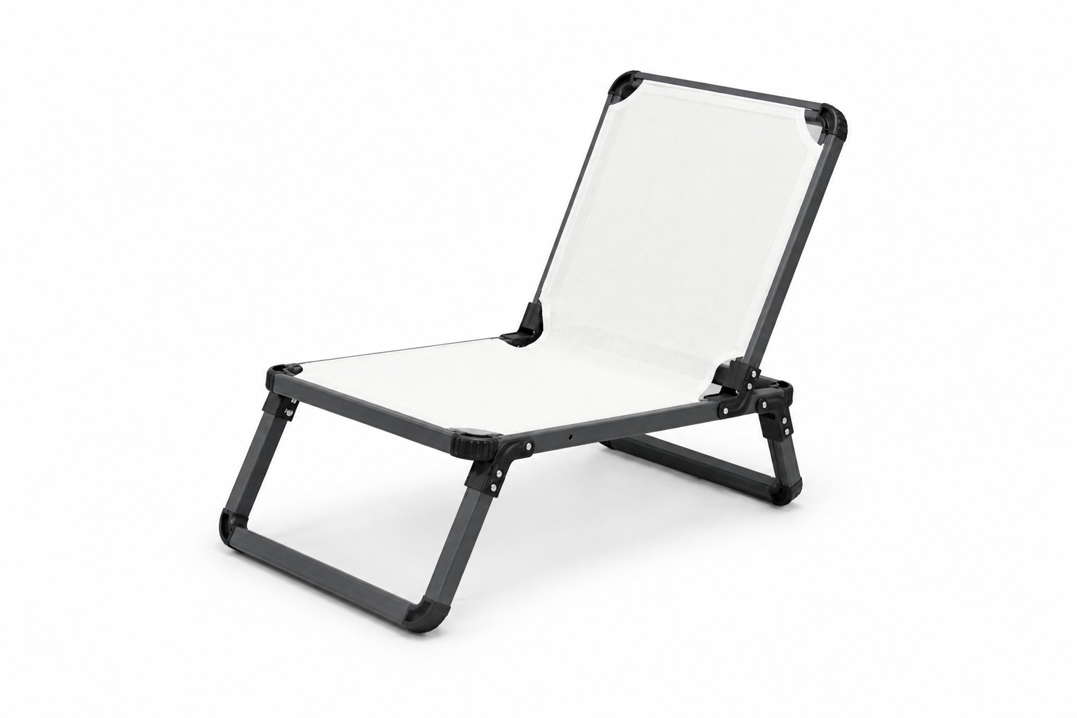 ChillGo Folding Lounge Chair, Anthracite frame, Latte sling [Anthracite / Latte]