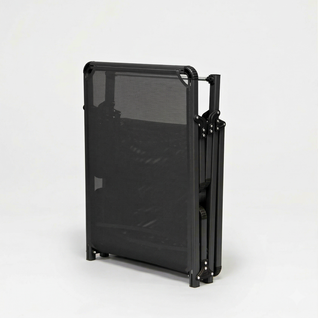 Bosphorus Folding Sun Lounger, Anthracite frame, Anthracite sling [Anthracite / Anthracite]