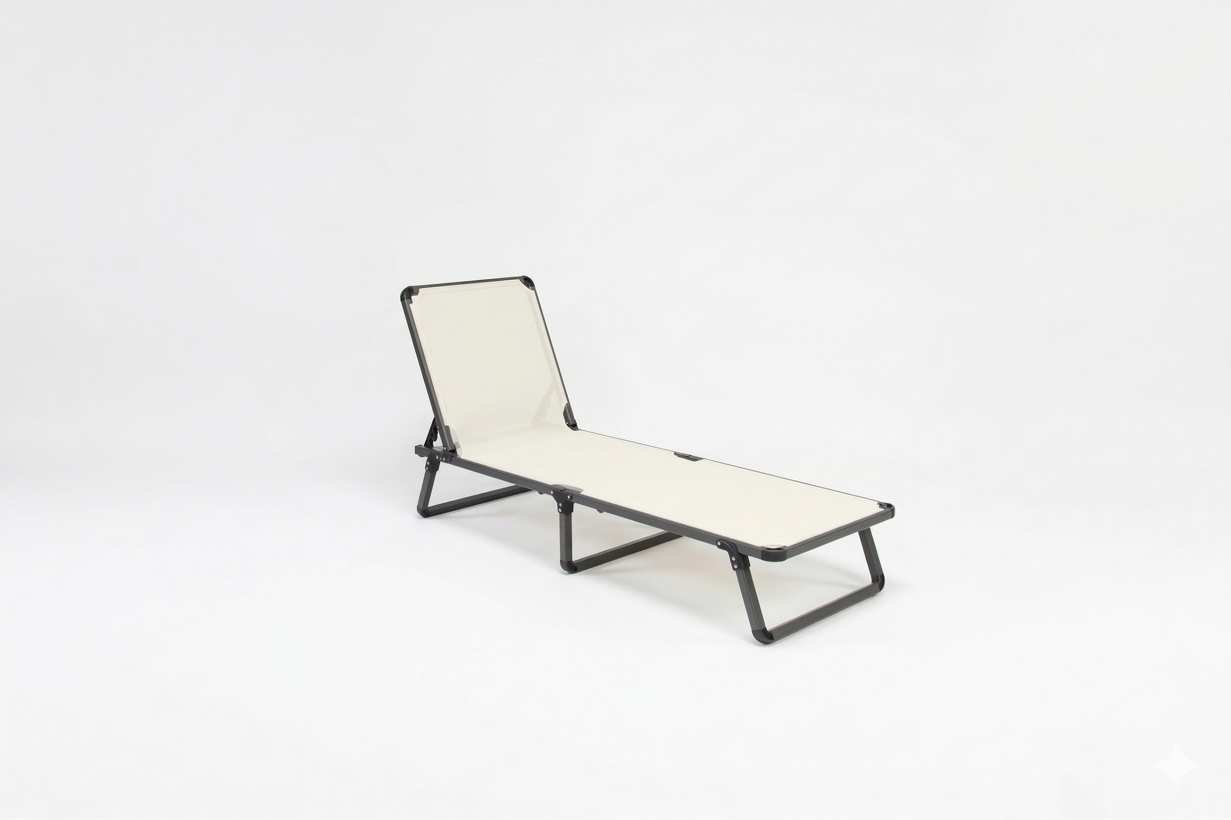 Bosphorus Folding Sun Lounger, Anthracite frame, Latte sling [Anthracite / Latte]
