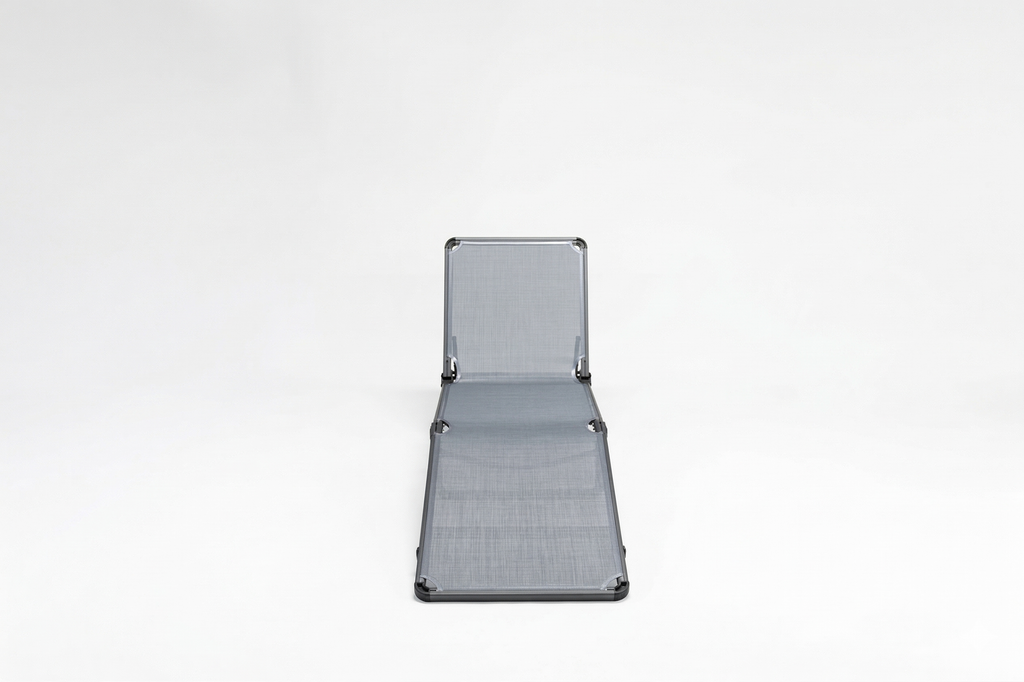 Bosphorus Folding Sun Lounger, Anthracite frame, Jeans sling [Anthracite / Jeans]