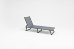 Bosphorus Folding Sun Lounger, Anthracite frame, Jeans sling [Anthracite / Jeans]