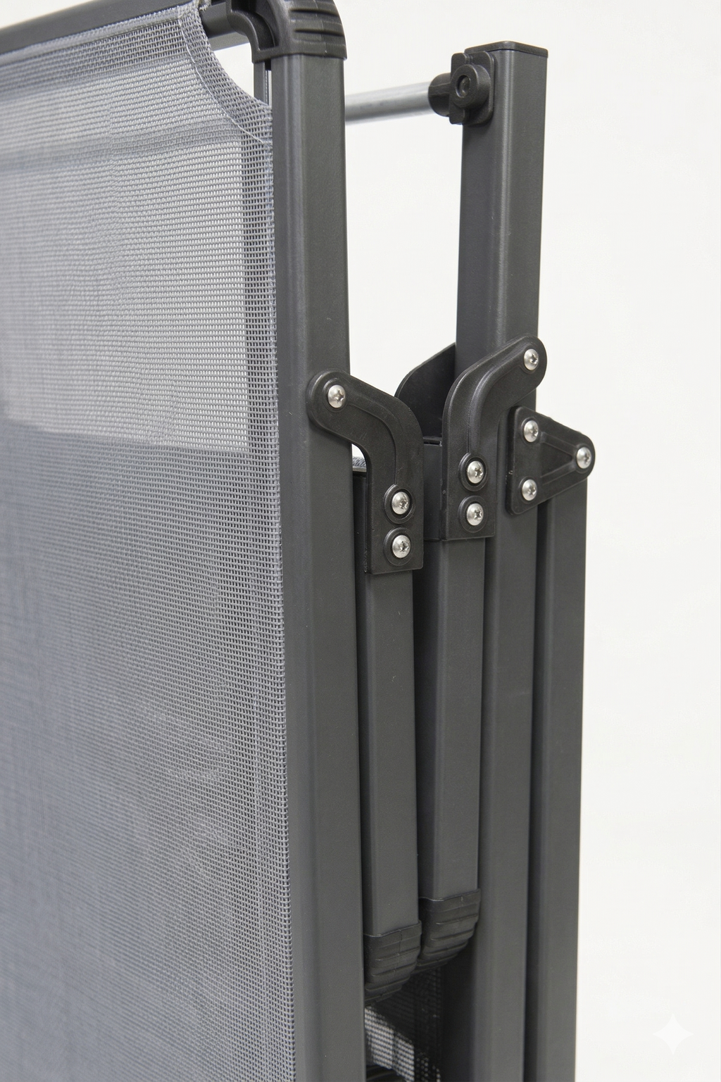 Bosphorus Folding Sun Lounger, Anthracite frame, Jeans sling [Anthracite / Jeans]