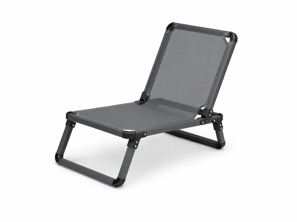 ChillGo Folding Lounge Chair, Anthracite frame, Anthracite sling [Anthracite / Anthracite]