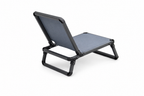 ChillGo Folding Lounge Chair, Anthracite frame, Jeans sling [Anthracite / Jeans]