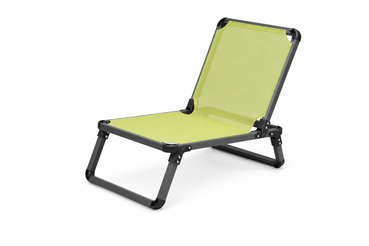 ChillGo Folding Lounge Chair, Anthracite frame, Yucca sling [Anthracite / Yucca]
